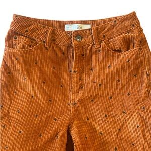 Topshop Rust Corduroy Mom Pants